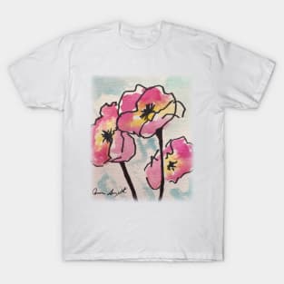 Red and Yellow Flowers T-Shirt
